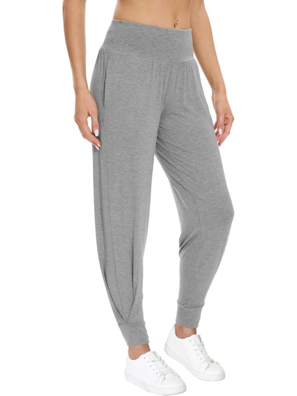 Comfy Bamboo Yoga Pants for Women - Stretchy Joggers, Soft Lounge Bottoms S-XXL